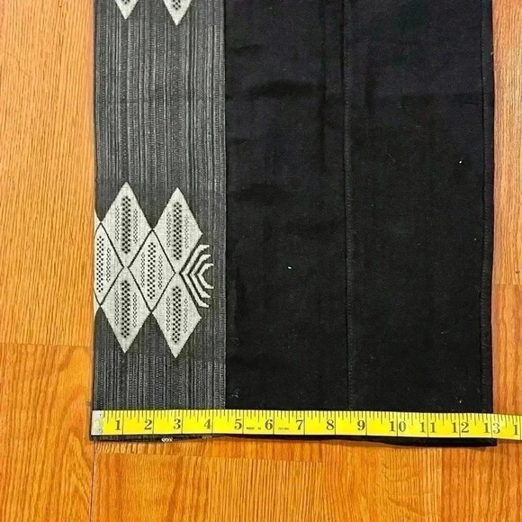 PANASIAM Size XL Black Pants Harem Aladdin Yoga Fold Waist Pocket Wide Leg NEW - Picture 10 of 14